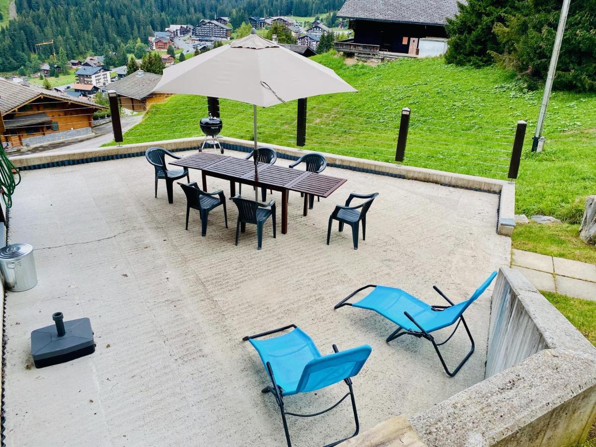 Chalet Le Jeuna Morgins Exteriör bild