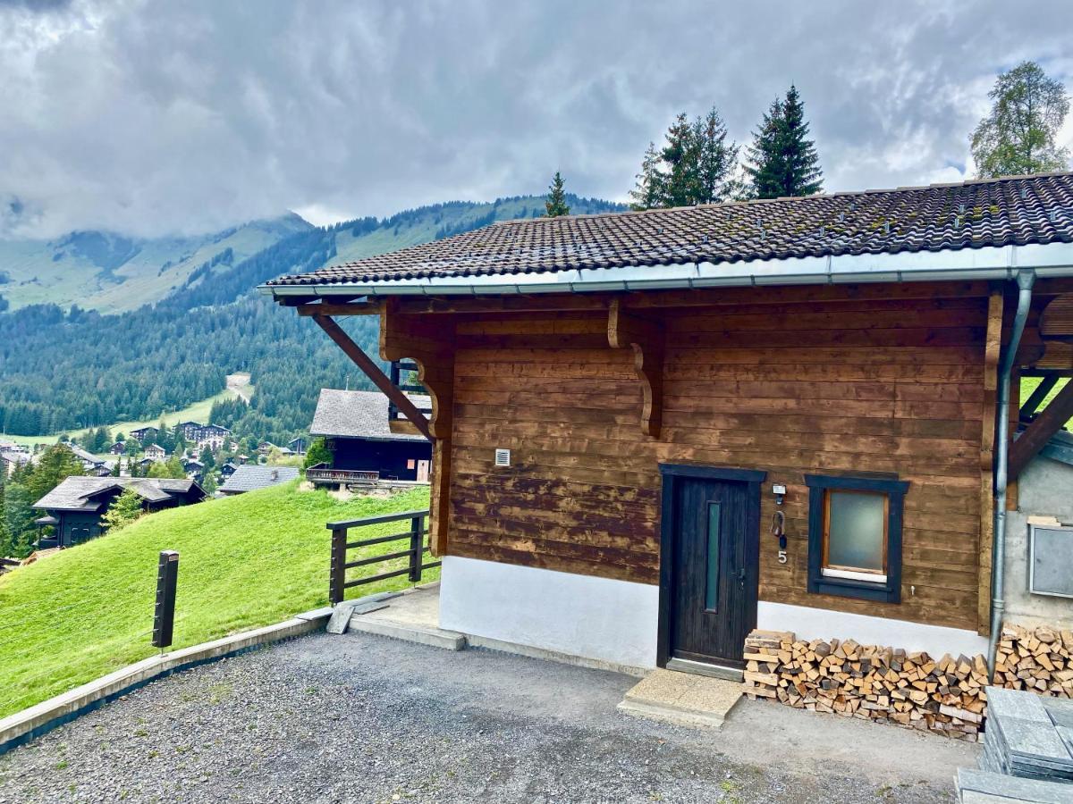 Chalet Le Jeuna Morgins Exteriör bild